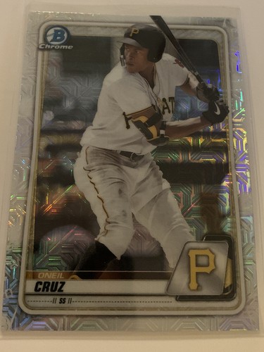 ONEIL CRUZ 2020 Bowman Chrome Prospects Mojo Refractor #BCP-111 PIRATES - Picture 1 of 2