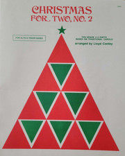 Christmas For Two No. 2 DUETS for Alto  Tenor Sax Book Sheet Music