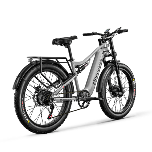 E-Bike 26 Zoll Herren Elektrofahrrad 2X1000W Dual Motor Hydraulisch Mountainbike - Bild 7 von 23
