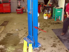 (2)3' long rubber Car Door Protector strips For 2 post Above Ground Rotary Lifts