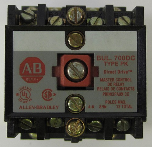 Allen-Bradley 700DC-PK800Z24 Master Control DC Relay, 8 N.O., 20A, 24VDC Coil - Picture 3 of 7
