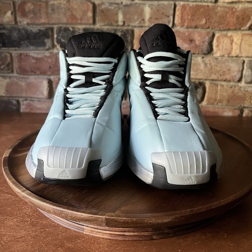 Adidas Crazy 1 Playoffs Kobe Bryant PE Black G99417 Men's 11 Ice Blue 2013 - Picture 11 of 24