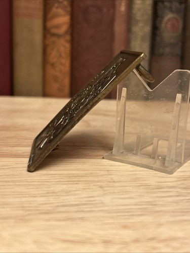 VTG Mcquay Norris Engine V-8 Subaru Racing Mechanic Car Brass 70s Belt Buckle - Picture 4 of 4