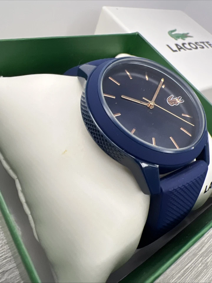Reloj para mujer Lacoste 2001271 12,12 cuarzo esfera azul correa de goma 36 mm Foto 2 de 4