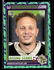 2024 Score-A-Treat Spencer Rattler #45 Rising Stars Green Bats Rookie