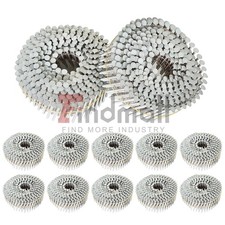 Degree Collated Wire Coil Full Round Head 3600 Pack Siding Nails 1.5” x 0.092”15