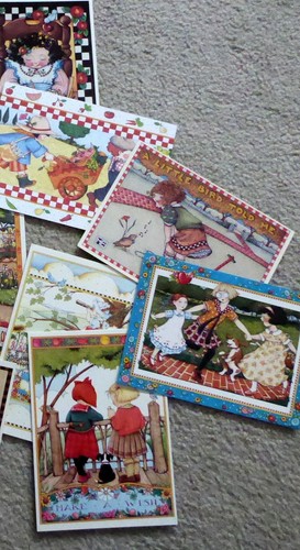 Geburtstagskarten ~ Lot 13 ~ M Engelbreit Kunstwerk ~ ALLES WAS ICH BIN ~ unbenutzt - Bild 4 von 5