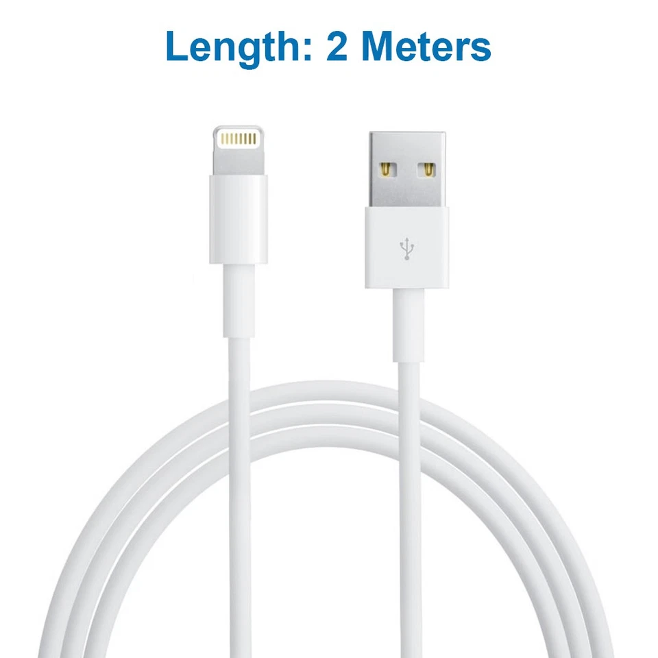 Cable for iPhone and iPad to USB Cable Charging Cable - 6ft - Image 2 of 4
