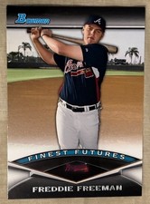 2011 BOWMAN FREDDIE FREEMAN FINEST FUTURES INSERT NO. FF10 BRAVES / DODGERS
