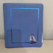 Creative Memories 8x10 Blue Sailboat Limited Edition Summer 1995 Scrapbook Album
