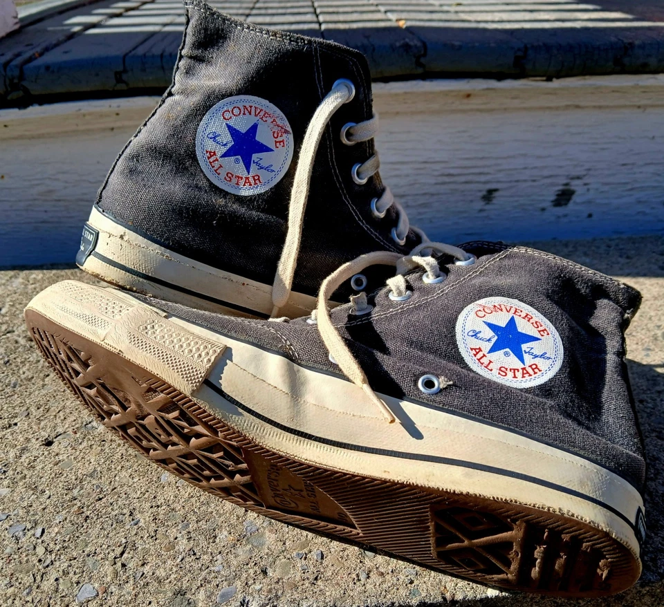 VTG Converse All Star USA Sz 10 Hi Top Chuck Taylor 1960's Original EUC - Image 2 of 4