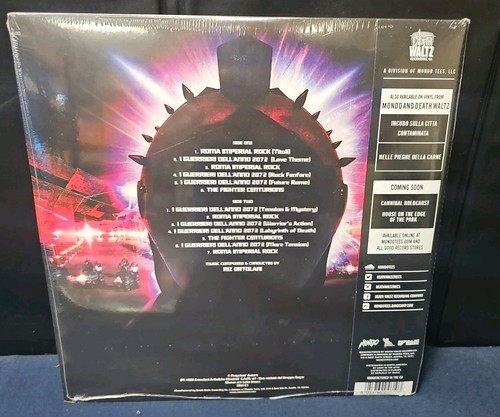 RIZ ORTOLANI WARRIORS OF THE YEAR 2072 - RED VINYL RECORD 180G MONDO NEW  - Imagen 2 de 2