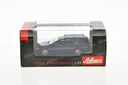 OPEL Omega B 2.5 TD Caravan Blue metallic 1996 1/43 SCHUCO 04033 - Bild 5 von 5