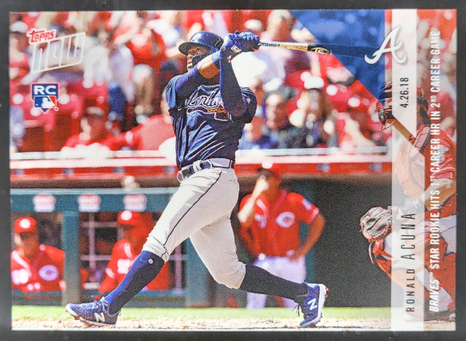 2018 Topps Now Ronald Acuna #129 RC Atlanta Braves DS9