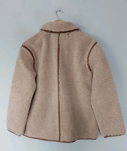 WHITE STUFF ELM BORG JACKET SIZE 14 In Natural RRP £94.99 QVC - Picture 2 of 4