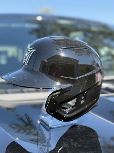 MIAMI MARLINS CUSTOM RAWLINGS MACH PRO BATTING HELMET NEW - Picture 12 of 15