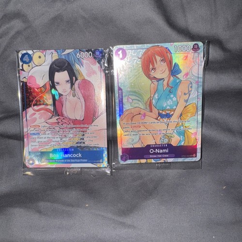 One Piece CCG O-Nami OP05-062 Boa UC Illustration Box Vol. 1 Promo Sealed Set