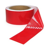 Signalband Markierungsband Absperrband Selbstklebend Reflektierend Rot 10M