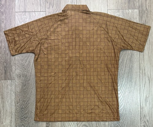 Vintage 70s Lilly Dache Men Polo Shirt Sz L Psychedelic Disco Grunge Rockabilly - Picture 3 of 4