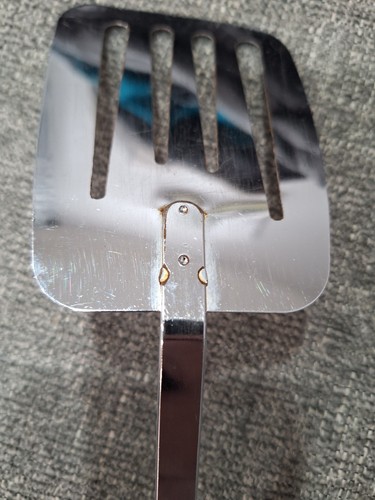 VTG FOLEY SPATULA TURNER CHROME PLATED MADE IN USA - Picture 4 of 5