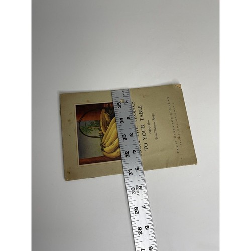 Vintage 1926 Recipe booklet From the Tropics to Your Table 83 Banana Recipes - Picture 9 of 10