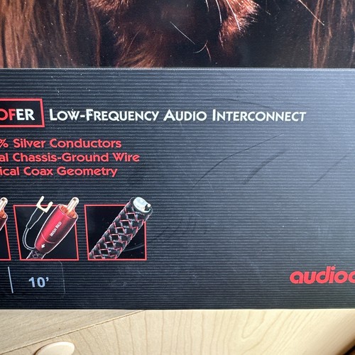 NEU AudioQuest irisch rot SubWoofer Audio Verbindungskabel Massekabel 3 m/10' - Bild 8 von 15