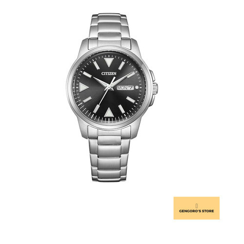 Citizen Collection Eco-Drive Black Face BM8180-62E Men's Silver - Picture 1 of 1