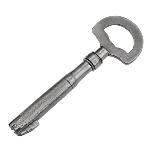 Complex SAFE KEY Unbranded 2⅞" - Antique Key Vintage Key Security Key - ref.k41 - Picture 4 of 7