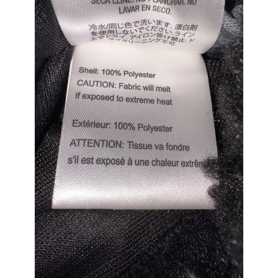 Nuevo con etiquetas Chaleco Obermeyer Ashton Sherpa Cremallera Completa para Niños -XL- Vellón Negro con Borde a Cuadros Foto 4 de 4