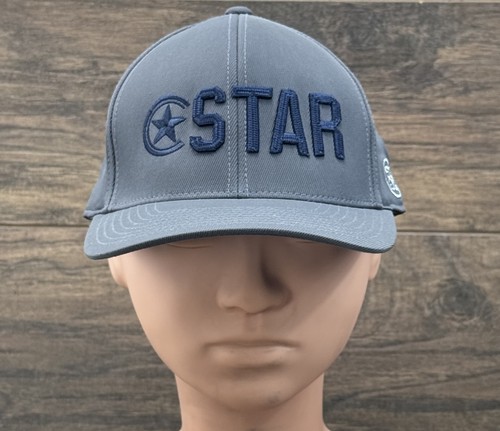 Gorra de béisbol G/Fore de golf gris de lona STAR bordada a presión - Imagen 1 de 7