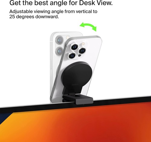 Belkin iPhone MagSafe Continuity Camera Mount for Mac Desktops, Easy Magnetic At - Afbeelding 5 van 8