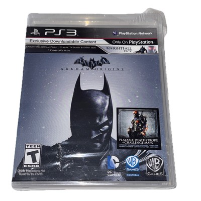 BATMAN: Arkham Origins PS3 BLACK LABEL FIRST PRINT, Factory Sealed, Rare OOP NEW