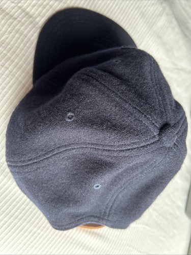 Best Made Co Dark Navy Blue Wool Hat Adjustable Leather Strap Designer Ball Cap - Picture 11 of 23