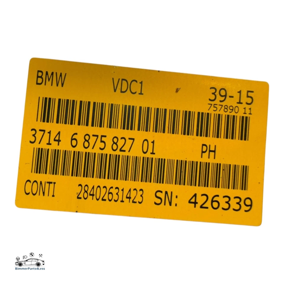 2016 BMW F15 F20 F21 F30 F31 F32 Rear Suspension Damper Control Unit 6875827 - Image 3 of 3