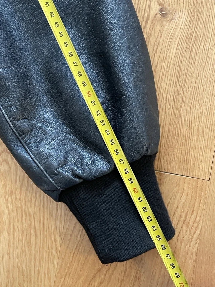 Кожаная куртка-бомбер 90-х Mil-Tec от Sturm German Pilot - Изображение 4 из 4