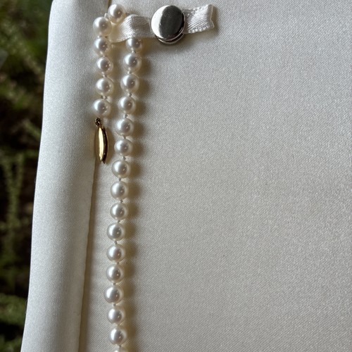 16 Inch Pearls 14k Gold Necklace Zales Fine Jewelry  - Picture 6 of 8