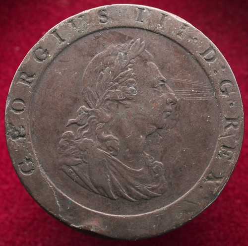 Great Britain Cartwheel Penny 1797 - King George III (L1209b) - CA-K