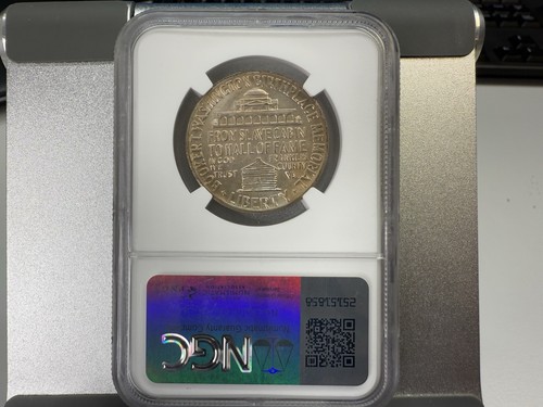1946 Booker T Washington Commem Half Dollar 50c - NGC GRADED MS66+ - Picture 4 of 4