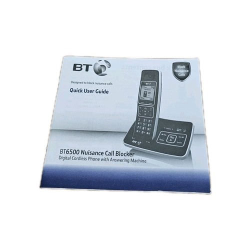 BT6500 Cordless Telephone With Nuisance Call Blocker & Answering Machine - Zdjęcie 11 z 12