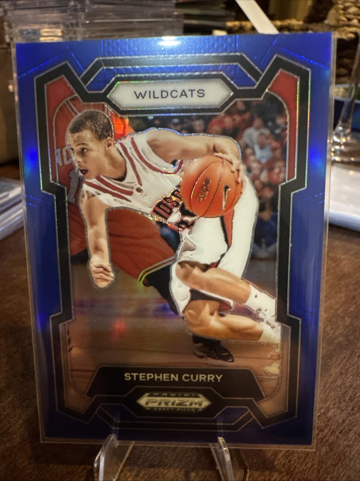 2024 Panini Prizm Draft Picks - Stephen Curry #77 Blue Prizm /199