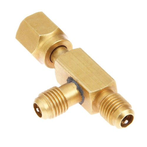 Tee Adapter Replace SAE Flare Add Gauge Deep Vacuum Pump/Manifold Set Newest/new - Picture 21 of 22