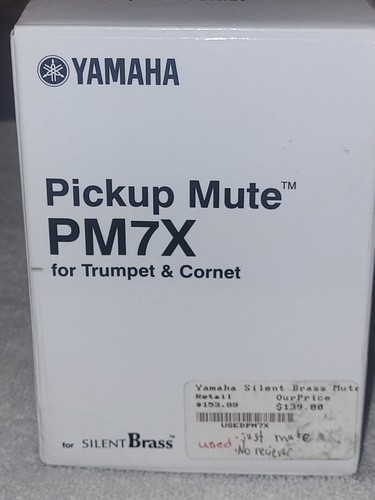 YAMAHA PM-7X Silent Brass Pickup Mute For Trumpet Cornet from Japan - Picture 7 of 8