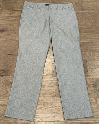 Women’s Size 14 Gray Pants Lee Straight Leg Relaxed Fit - Picture 1 of 7