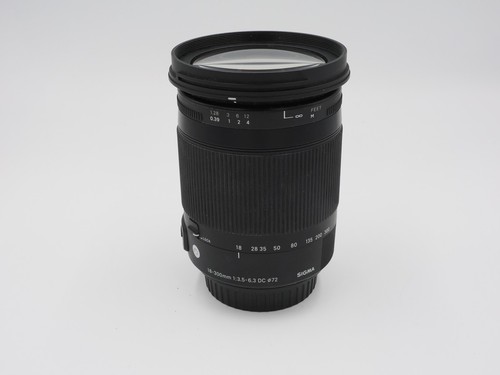 Used Sigma DC 18-300mm f3.5-6.3 lens for Canon EF #6783