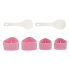 4 Sätze Onigiri Herstellung von Formen Einfache DIY-Reis-Roll-Herstellung von