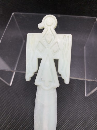 Vintage MCM Mid Century Modern Brieföffner Mintgrün Donner Vogel Schreibtisch Büro - Bild 5 von 17