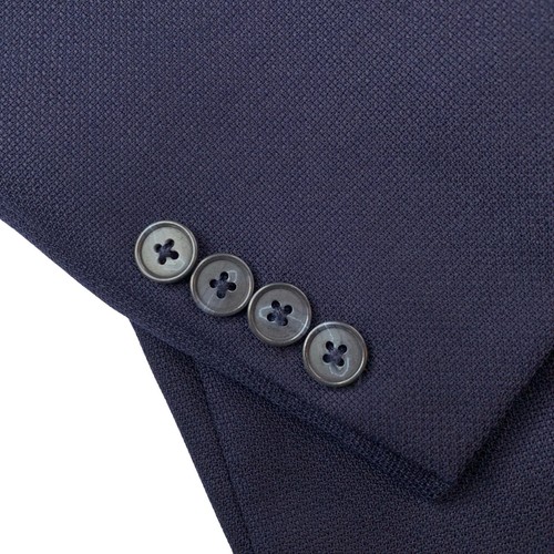 Mint! 46 S Bonobos X V.B.C. Navy Blue Hopsack Knit Zero Weight Wool Blazer - Bild 8 von 13