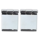 2 Pcs Outlet Frameless Shower Door Wall Mount Gate Hinge Glass Bookcase