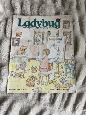 Ladybug Magazine September 1994 Illustrated Children Animals Comics Cricket