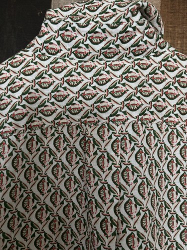 J. Crew Shirt Mens Sz S Slim Linen Multicolor Geometric Print Button Up Camp EUC - Picture 10 of 15